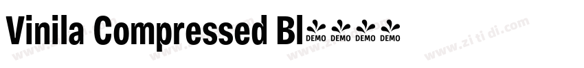 Vinila Compressed Bl字体转换